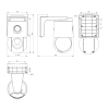 KAMERA IP OBROTOWA ZEWNĘTRZNA TC-H363U SPEC:W/4G/U/SE/4MM/V4.1 4G LTE 2 X 3MPX 4MM TIANDY